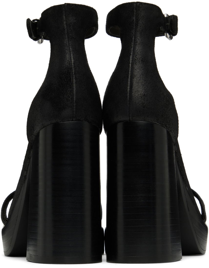 Haljina rag & bone rag & bone Matrix Heeled Suede Sandals Crna | WFF22HF019MX19, 1