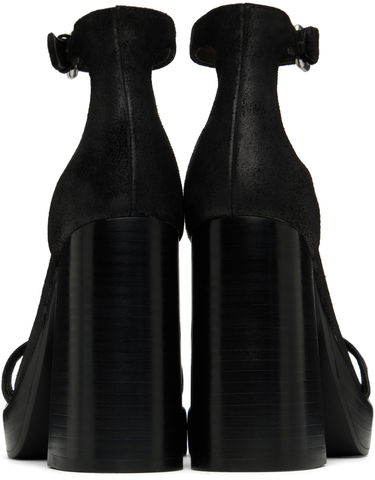 Haljina rag & bone rag & bone Matrix Heeled Suede Sandals Crna | WFF22HF019MX19, 1