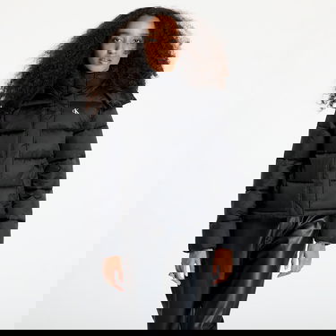 Pernata jakna CALVIN KLEIN Shiny Monologo Jacket Crna | J20J224616 BEH, 0