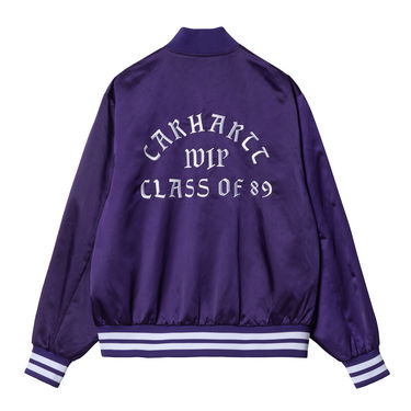 Bomber jakna Carhartt WIP Class of 89 Bomber Jacket Ljubičasta | I032992_23O_XX, 1