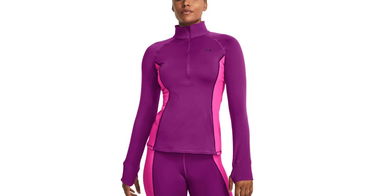 Odjeća Under Armour Train CW 1/2 Zip Ljubičasta | 1379886-573, 1