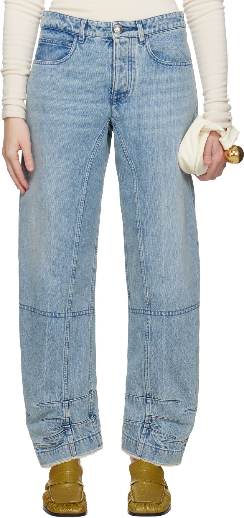 Jeans Jil Sander Jil Sander Darted Jeans Plava | J02KA0332_J46463
