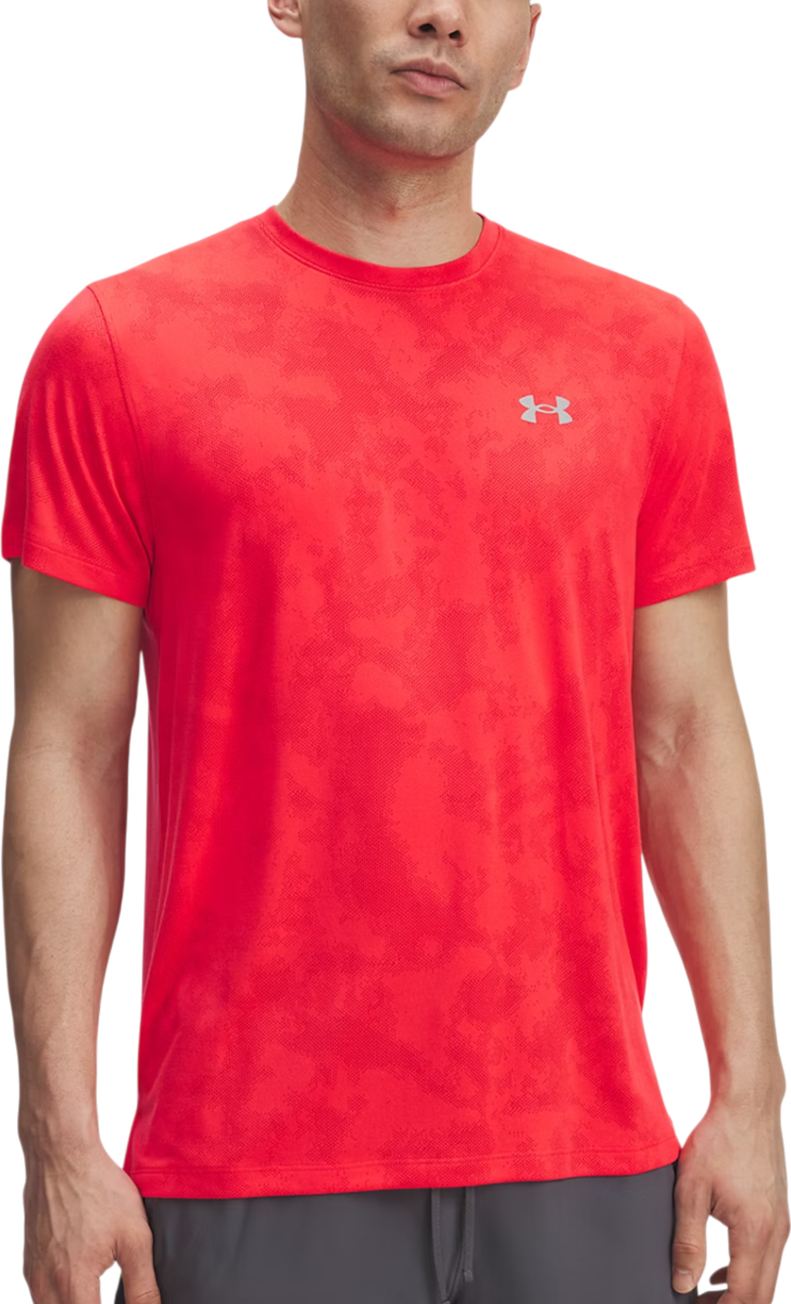 Majica kratkih rukava Under Armour Under Armour UA Launch Camo Short Sleeve T-Shirt Crvena | 6006098-713, 0