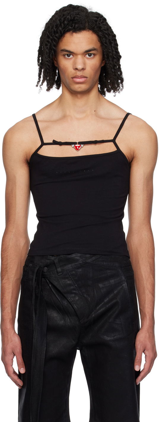 Majica bez rukava Ottolinger Ottolinger Charmed Tank Top Crna | 1503801
