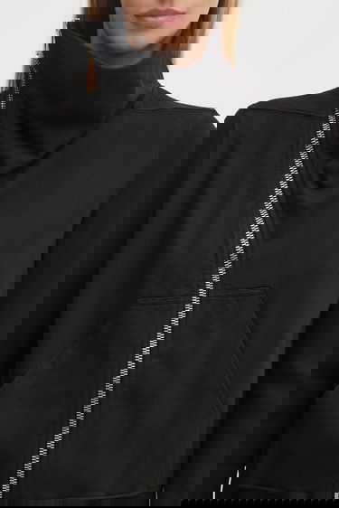 Dukserice Rick Owens Rick Owens DRKSHDW Mountain Zip-Up Hoodie Crna | DS02E7239.RIG, 3