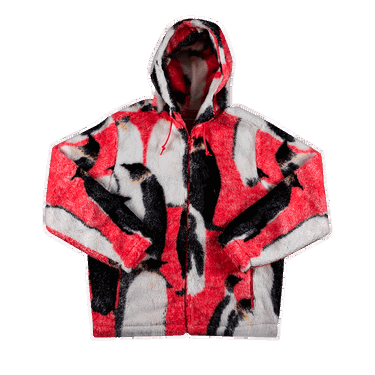 Jakna Supreme Penguins Hooded Fleece Jacket Višebojno | FW20J73 PINK, 0