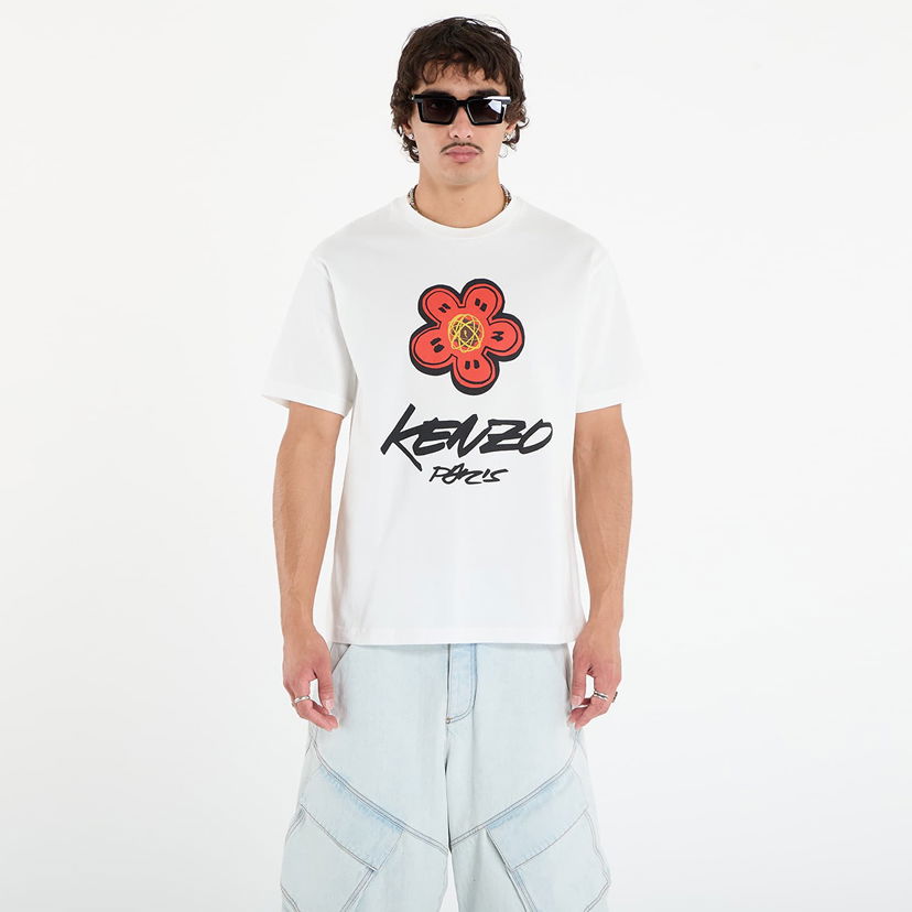 Majica kratkih rukava KENZO KENZO x FUTURA 2000 T-Shirt Bijela | FF65TS2654SG.02