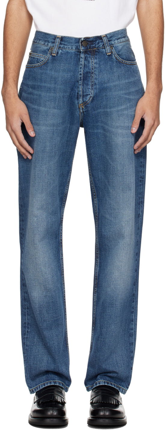 Jeans Carhartt WIP Marlow Relaxed-Fit Jeans Plava | I023029