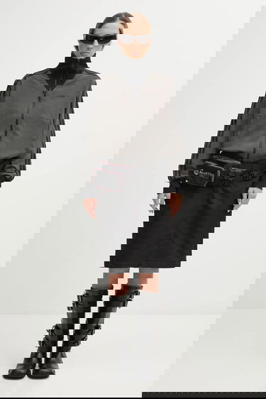 Suknja Martine Rose Martine Rose Bumbag Midi Skirt with Contrast Stitching Crna | 848WO15035, 5