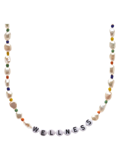 Ogrlica Sporty & Rich Wellness Pearl & Bead Necklace Žuta | AC491-PE