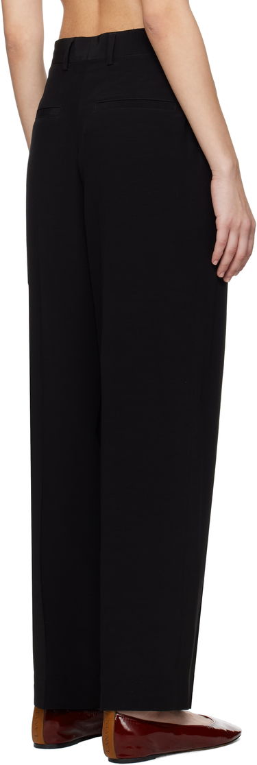 Hlače TOTEME TOTEME Double-Pleat Straight Trousers Crna | 252-WRB0289-FB0378, 2