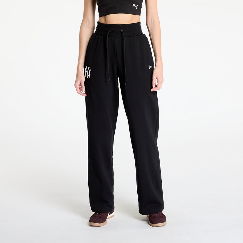 Trenirka New Era New Era MLB League Essential Straight Jogger New York Yankees Sweatpants Crna | 60596487