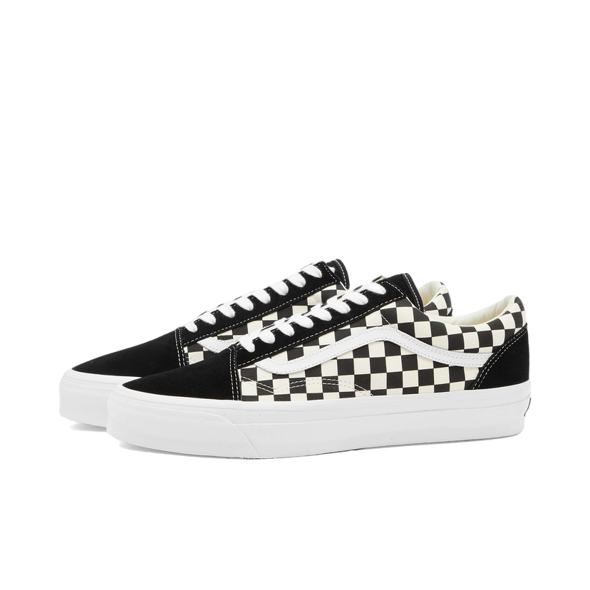 Tenisice i cipele Vans Men's Old Skool 36 Sneakers in Lx Checkerboard Black/Off White, Size UK 10 | END. Clothing Crna | VN000CQD2BO