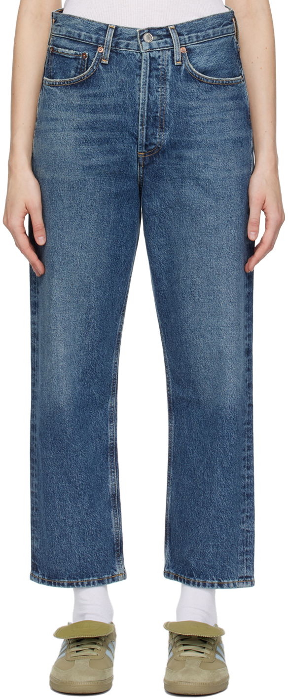 Jeans AGOLDE 90's Crop Jeans Tamnoplava | A173E-1206