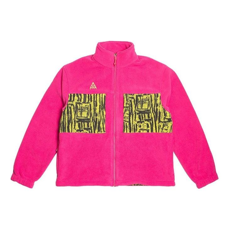 Jakna Nike ACG ACG Printing Splicing Fleece Jacket Ružičasta | BQ3446-666