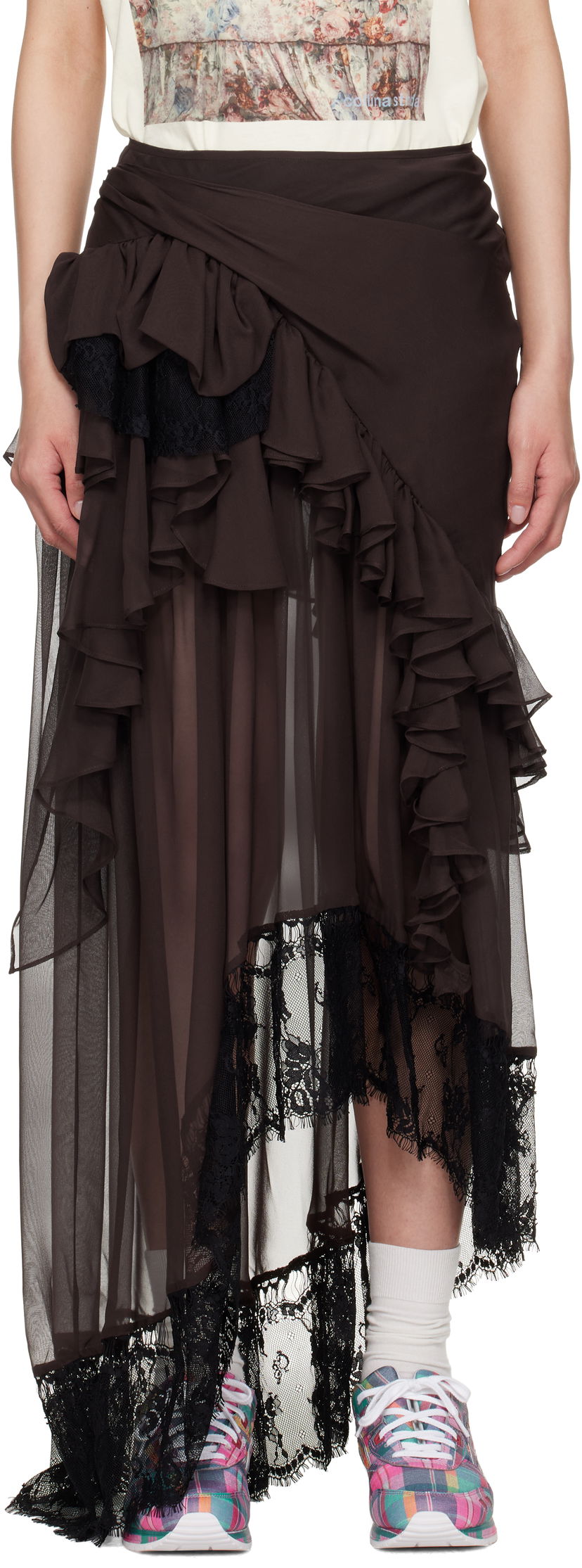 Suknja Collina Strada Collina Strada Angelica Maxi Skirt Smeđa | XX7012