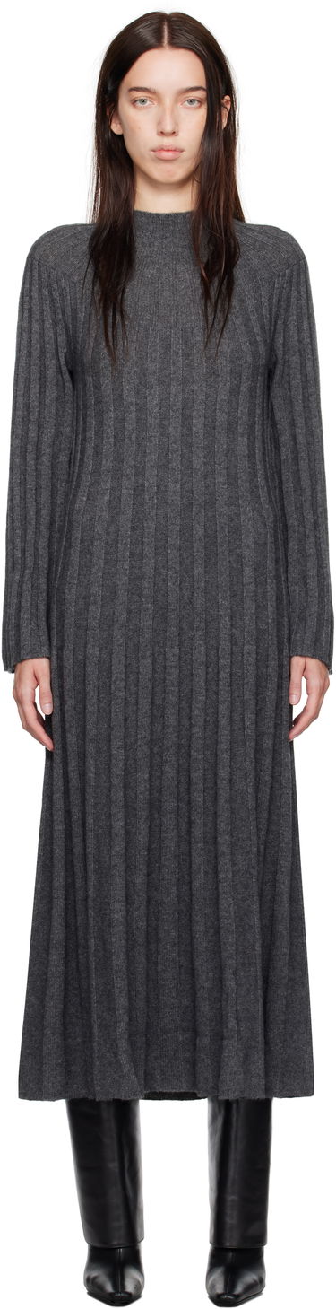 Haljina Loulou de Saison Loulou de Saison Irma Maxi Dress Siva | IRMA, 0