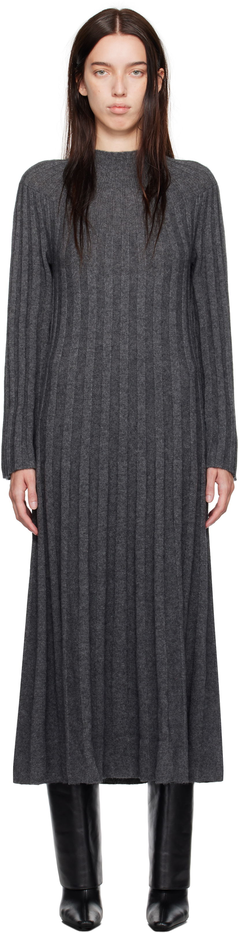 Haljina Loulou de Saison Loulou de Saison Irma Maxi Dress Siva | IRMA