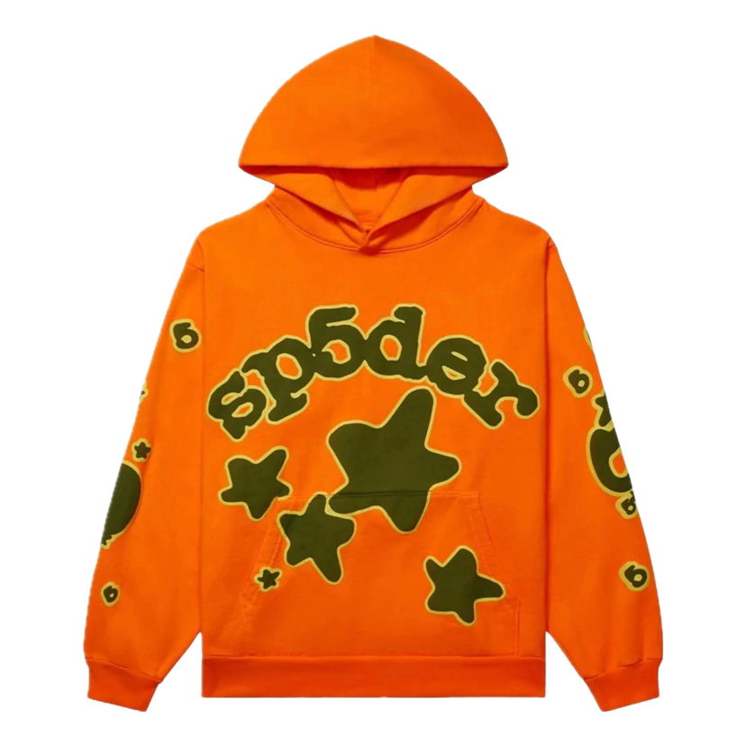 Dukserice Sp5der Beluga Hoodie Narančasta | SP5-BEL-ORAHD