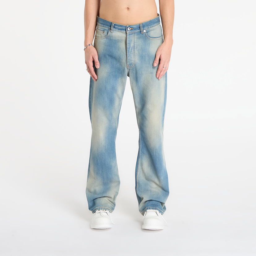 Jeans Off-White Diag Raw Patch 90S Skate Jean Plava | OMYA18WF25DEN0034141