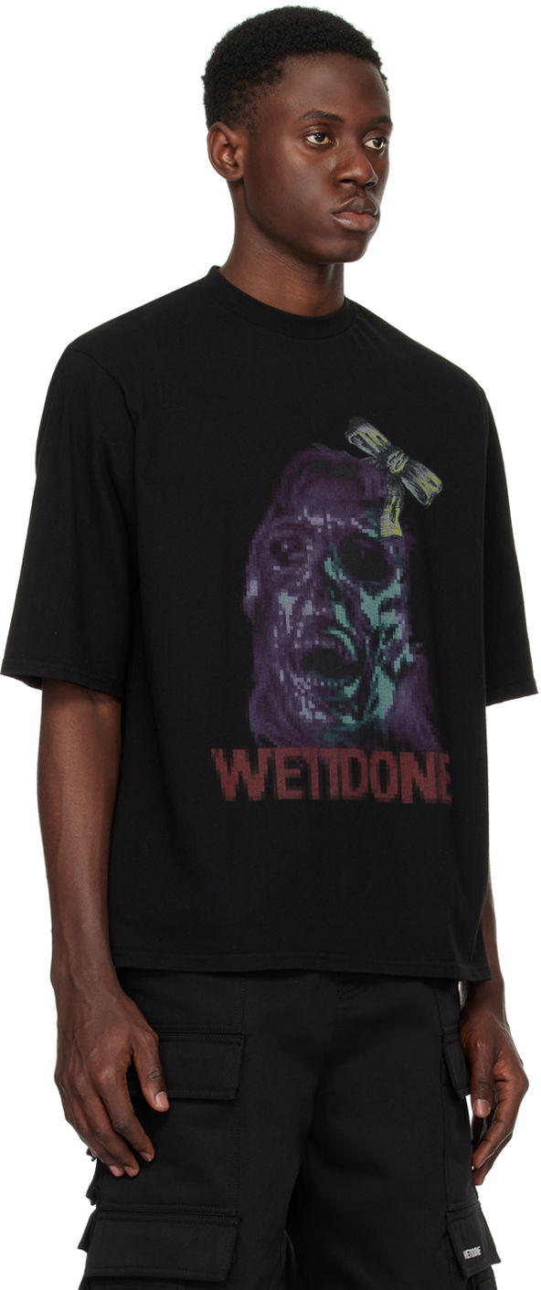 Majica kratkih rukava We11done We11done Graphic Print T-Shirt Crna | WD-TT1-24-743-U-BK, 1