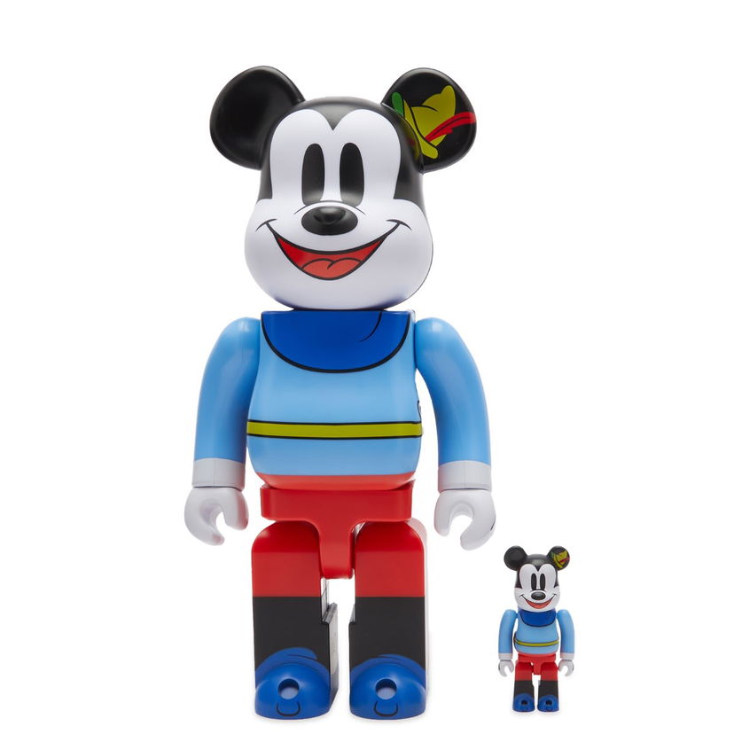 Kolekcionarsko Medicom Toy Mickey Mouse Brave Little Tailor Be@rbrick in Multi 100%/400% Plava | 4530956607894