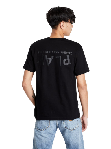 Majica kratkih rukava Comme des Garçons PLAY T-Shirt Crna | AZT188 Black