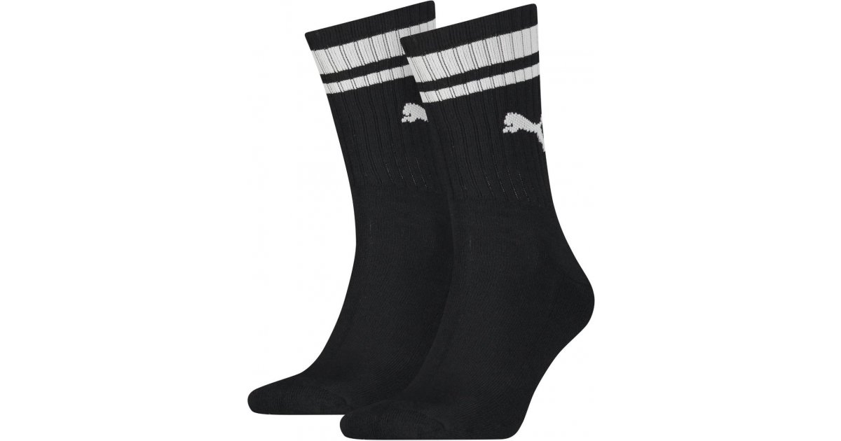 Čarape Puma Puma Heritage Stripe Crew Socks - 2 Pairs Crna | 100000950-001, 1