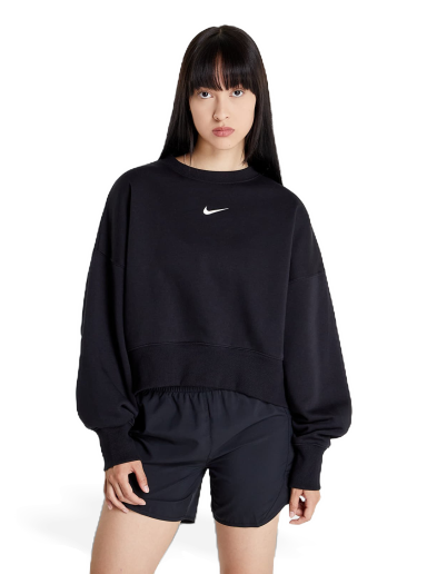 Dukserice Nike Phoenix FleeceOversized Crewneck Crna | DQ5761-010