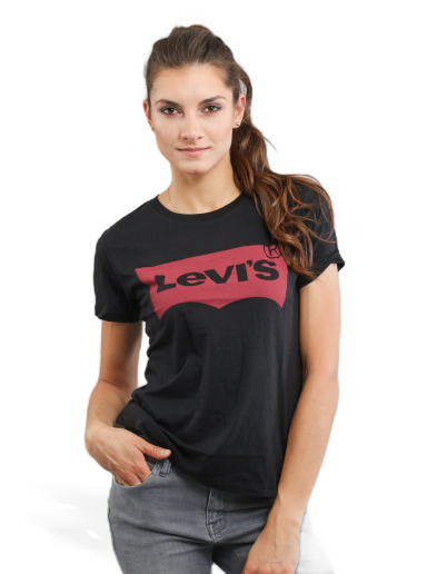 Majica kratkih rukava Levi's The Perfect Tee Crna | 17369-0201