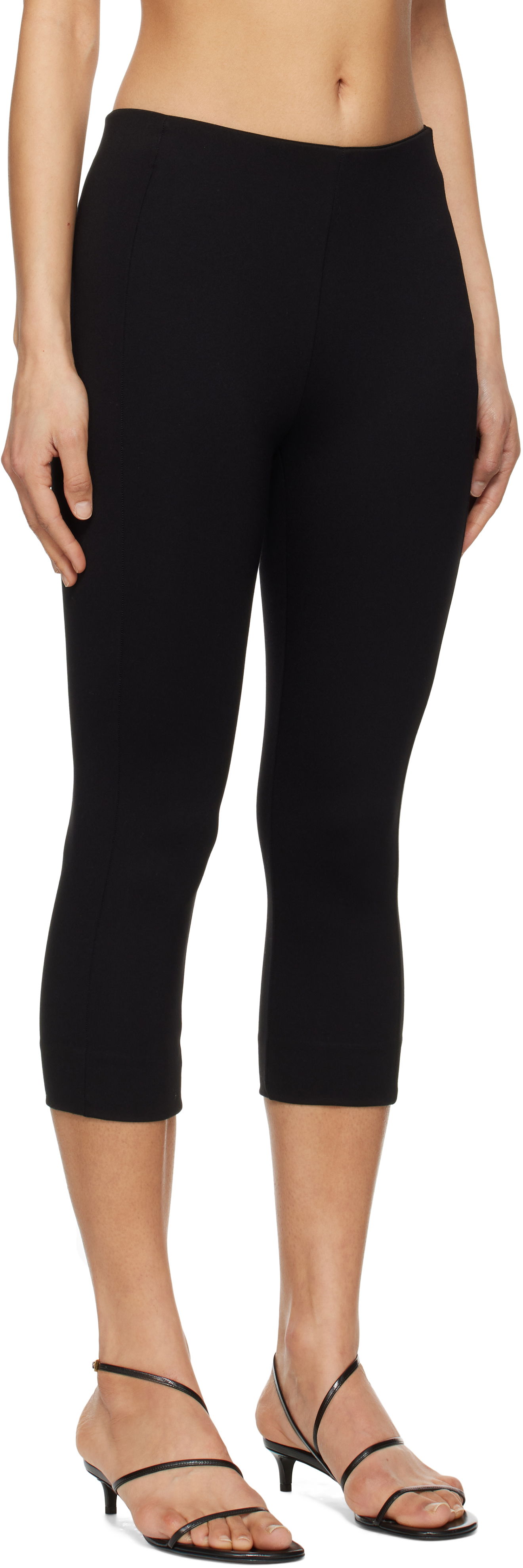 Tajice rag & bone Rag & Bone Simone Ponte Capri Trousers Crna | WAC24PT037LC37, 1