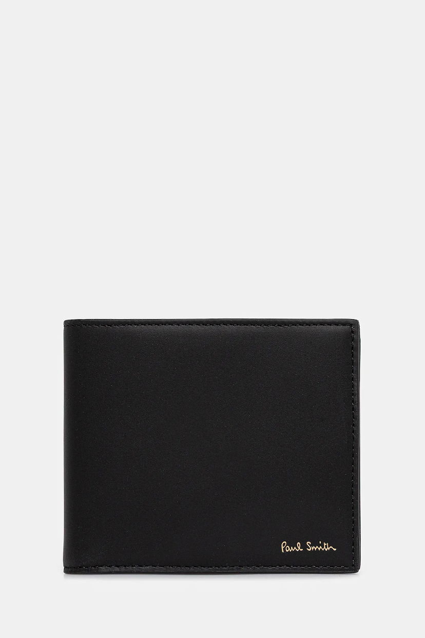 Novčanik Paul Smith Paul Smith Leather Bi-Fold Wallet Crna | M1A.4833.CMULTI