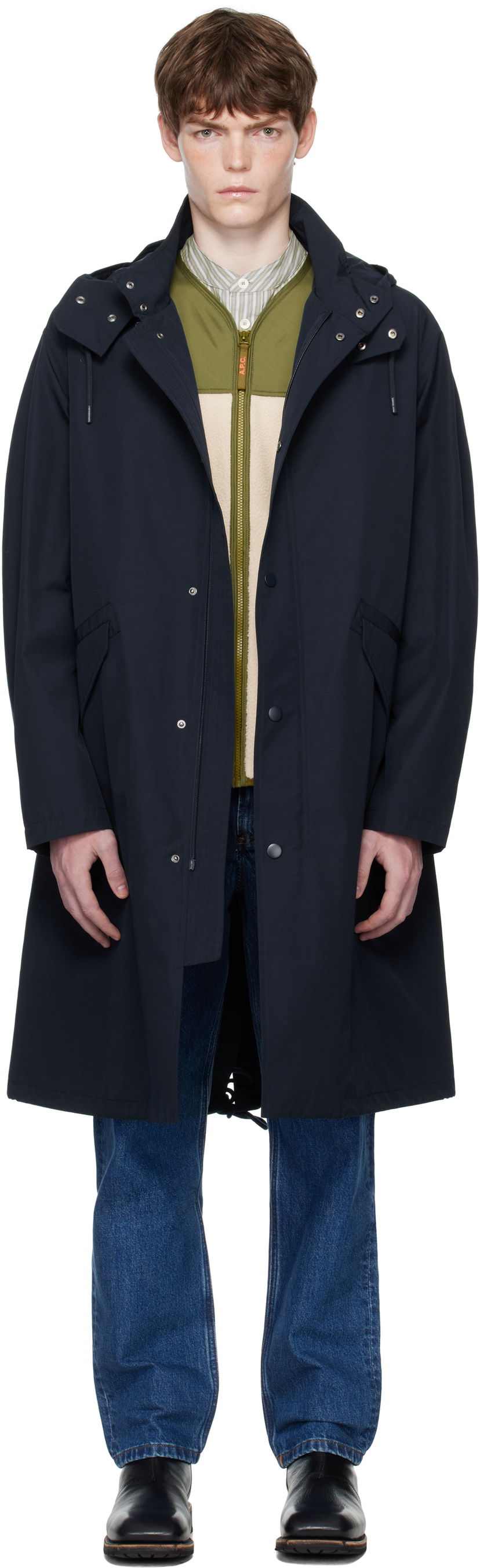 Parka A.P.C. A.P.C. Antonin Parka Tamnoplava | PSAJB-M30202