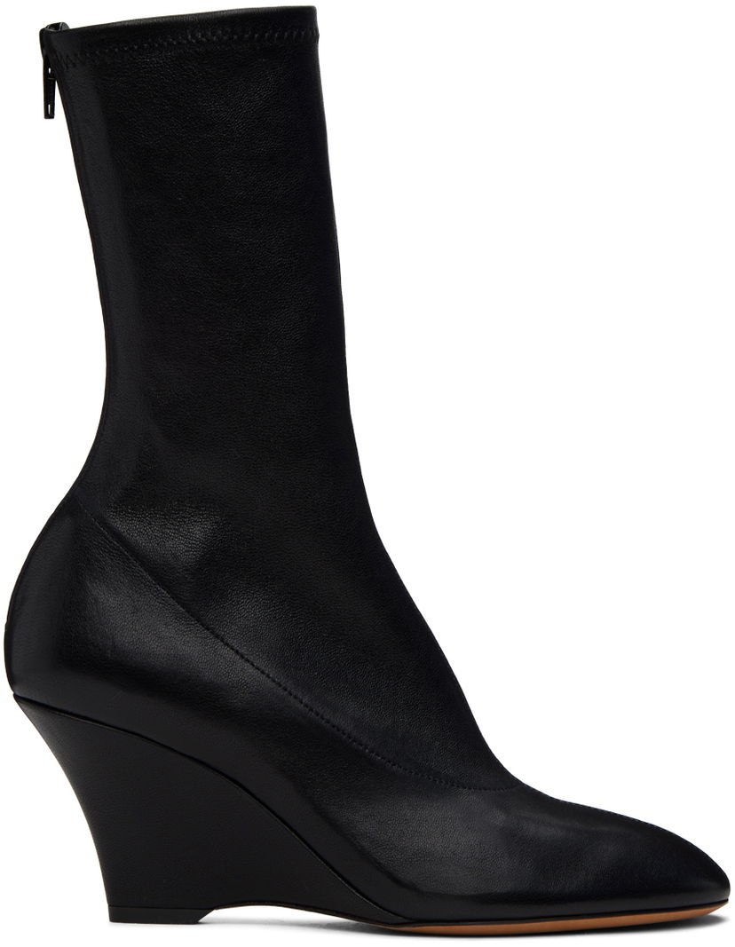 Tenisice i cipele Khaite Khaite Apollo Wedge Ankle Boots Crna | F1083-836