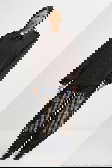 Bomber jakna Maison Margiela MM6 Maison Margiela Wool Jacket Transitional Oversize Smeđa | S62AN0169.M35635.002F, 6