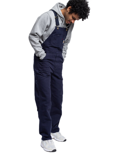 Hlače i traperice Carhartt WIP Bib Overall Tamnoplava | I026462