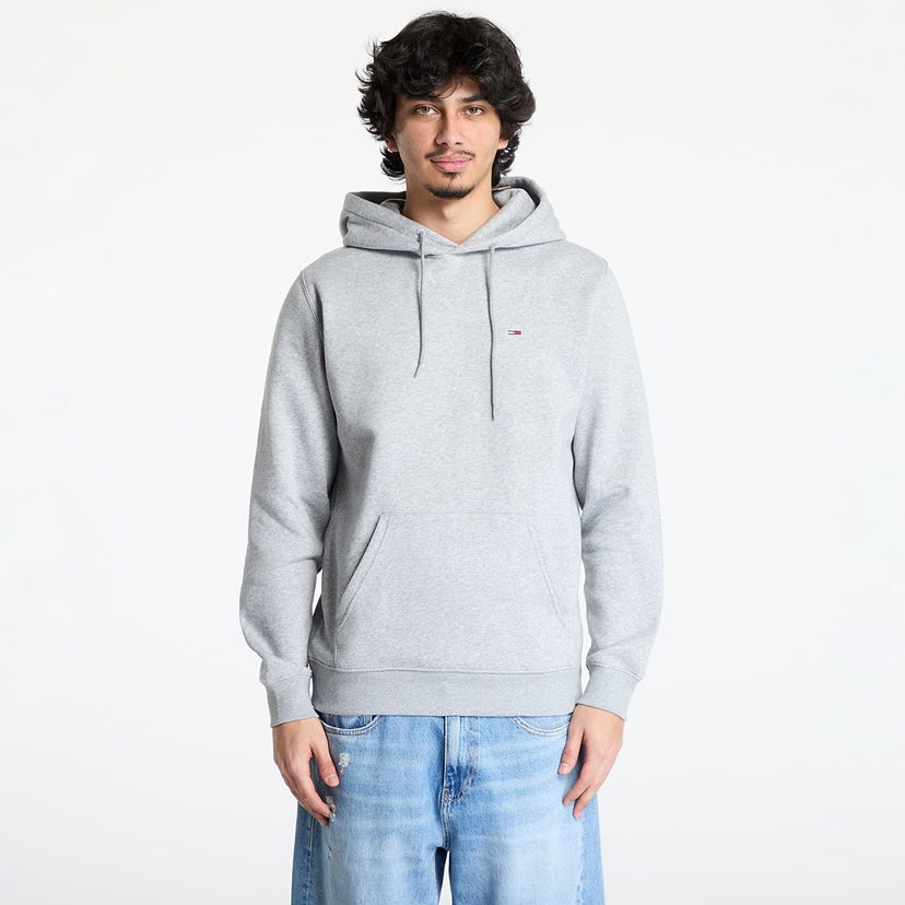 Dukserice Tommy Hilfiger Tommy Jeans Regular Flag Hoodie Siva | DM0DM20742 P6N