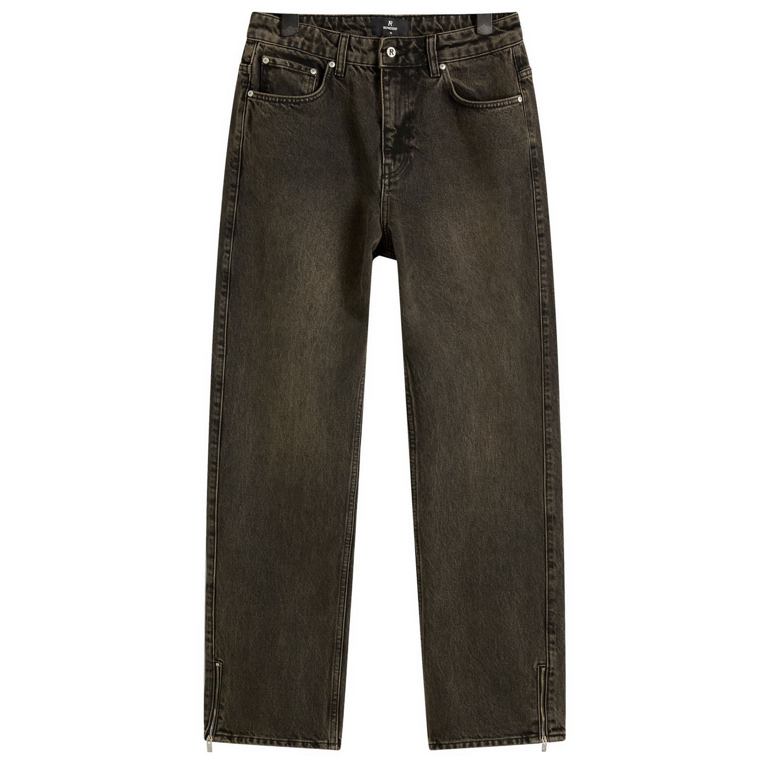 Jeans Represent Clo Represent RS2 Split Denim Jeans 30" Crna | MLM100332-44, 0