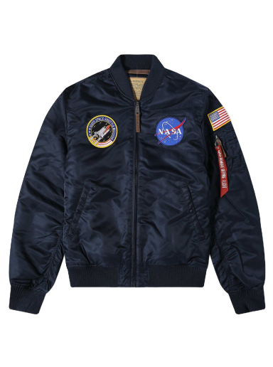 Jakna Alpha Industries MA-1 VF NASA Crna | 166107-07