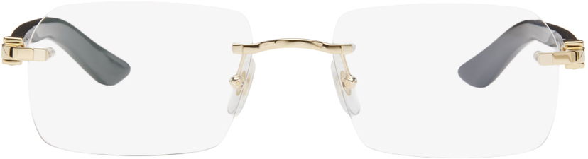 Sunčane naočale Cartier Rectangular Glasses Crna | CT0453O-001