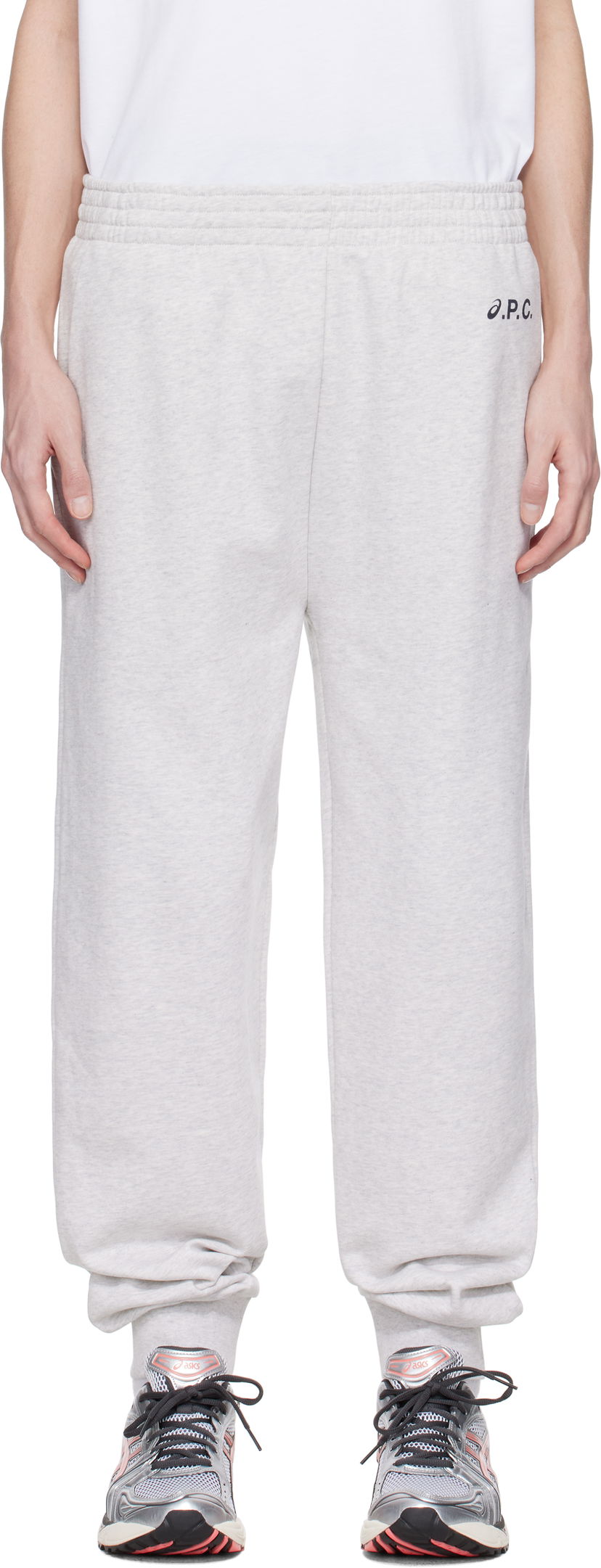 Trenirka A.P.C. A.P.C. ASICS Edition Hill Sweatpants Siva | COEZD-H28092