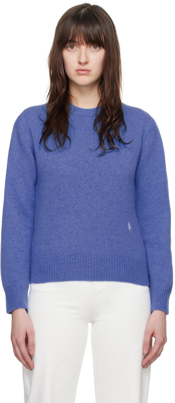Džemper Sporty & Rich 'SRC' Sweater Tamnoplava | CRAW2388TA