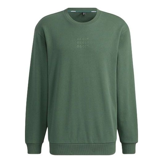 Džemper adidas Originals Neo Logo Alphabet Print Crewneck Sweatshirt Zelena | H14215