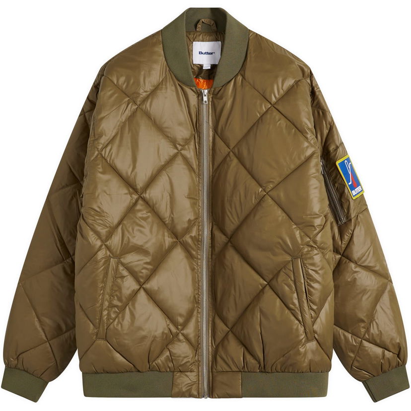 Bomber jakna Butter Goods Temperature Bomber Jacket Army Large Zelena | BG243603-ARM