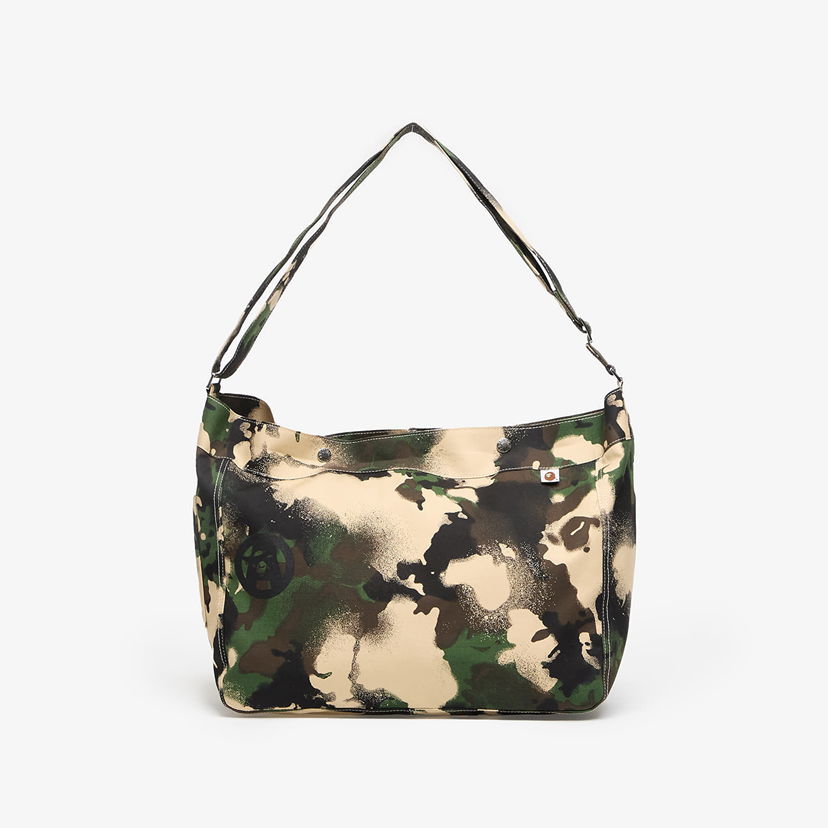 Torba za rame BAPE A BATHING APE Map Camo Shoulder Bag Višebojno | 001BAL301021MGRN