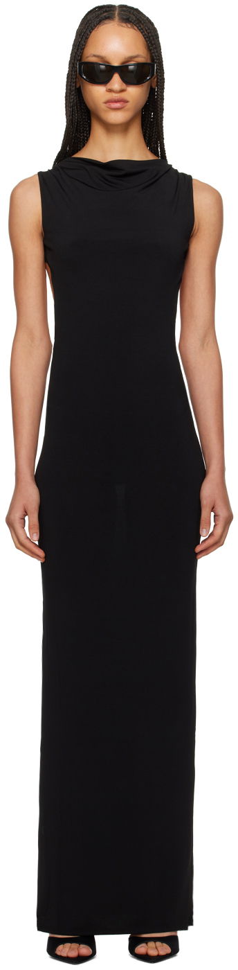 Haljina Miaou Miaou Selena Maxi Dress Crna | 5047VISBLK
