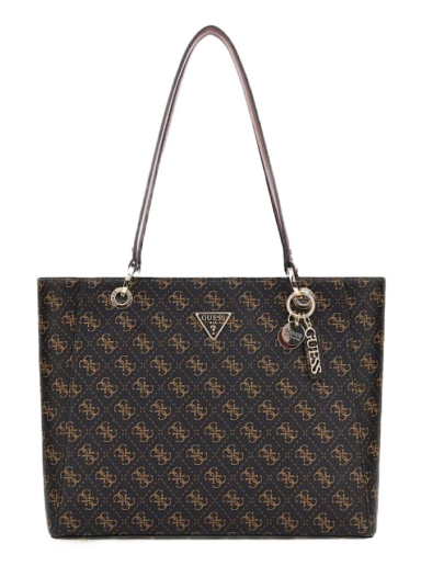 Ručna torbica GUESS Noelle 4G Logo Shopper Crna | HWQL7879250