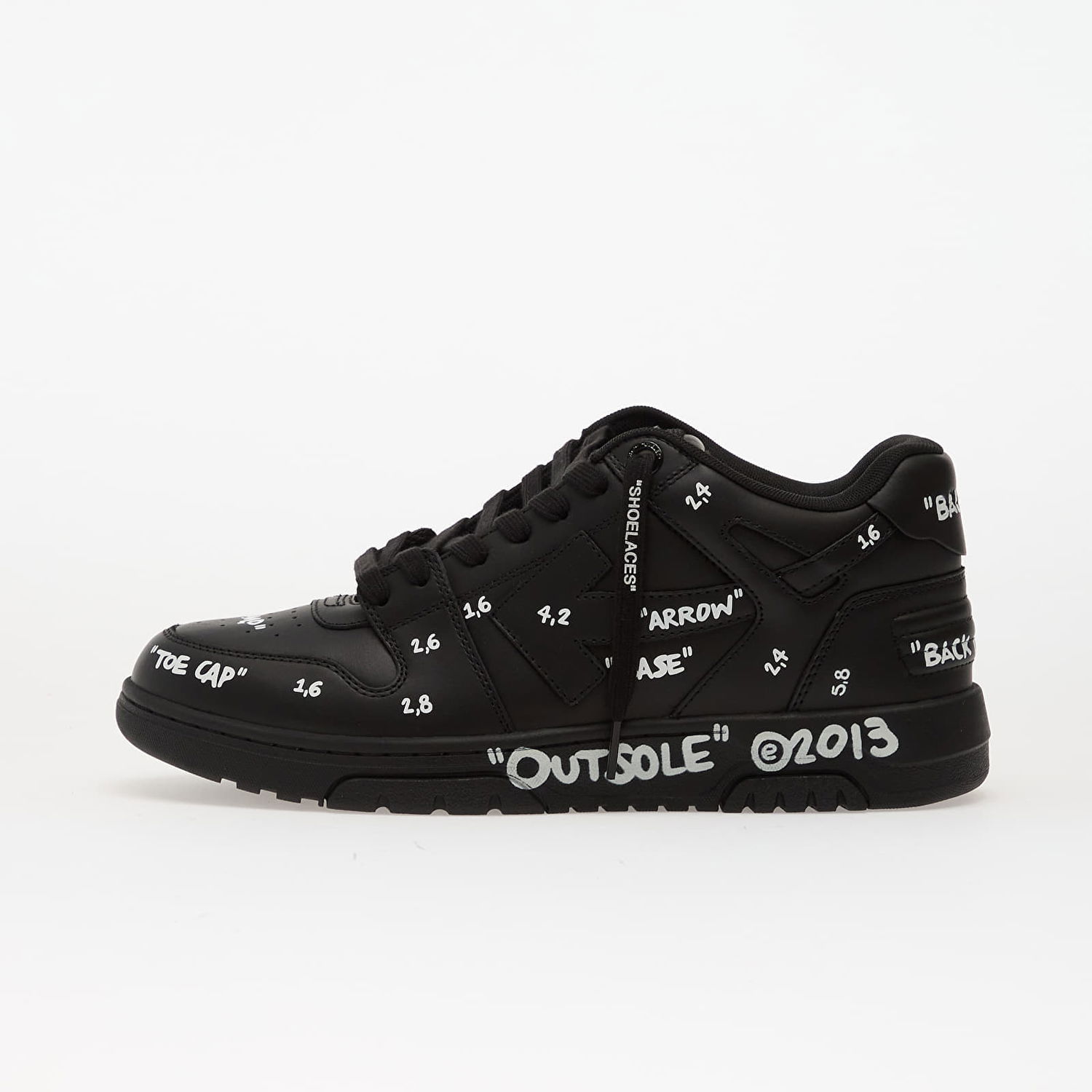 Tenisice i cipele Off-White Off-White Out Of Office Graffiti Crna | OMIA189F25LEA0071001, 0