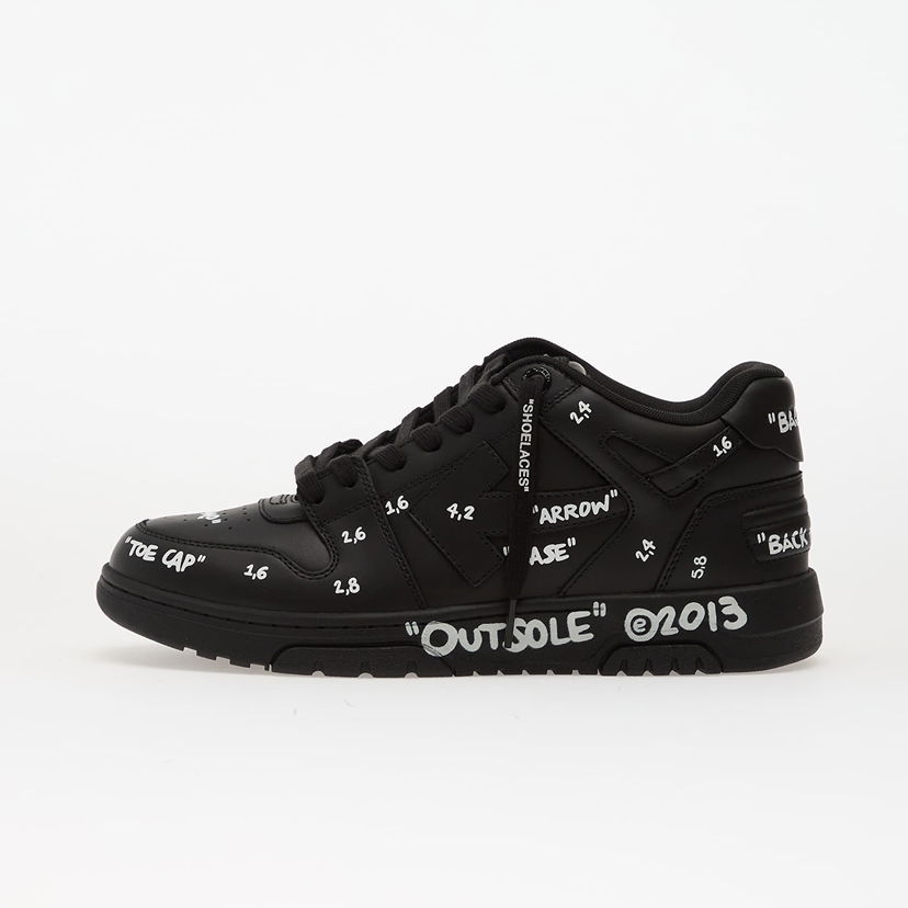 Tenisice i cipele Off-White Off-White Out Of Office Graffiti Crna | OMIA189F25LEA0071001