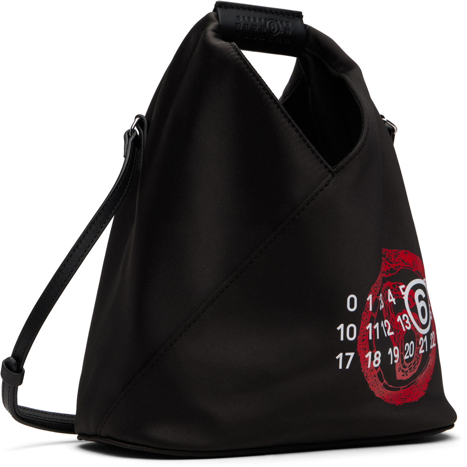 Ručna torbica Maison Margiela MM6 Maison Margiela 'Year of the Snake' Triangle Crossbody Bag Crna | SB6WD0026 P7364, 1
